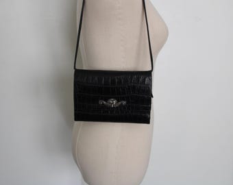 Y2K Leather Shoulder Bag: Detachable Long Strap Wallet