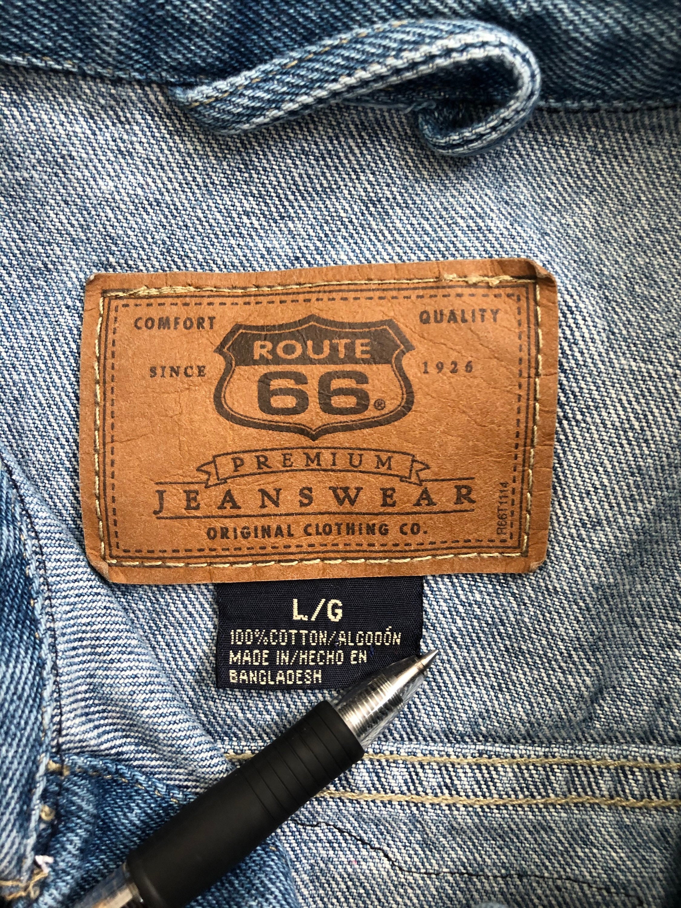 Women Denim Jacket Blue Route 66 Brand 