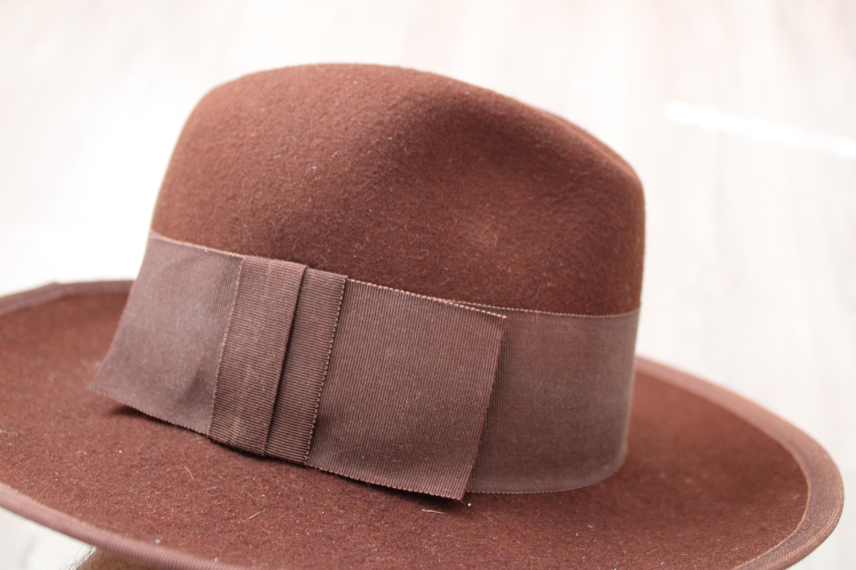 Vintage Fedora Hat Brown by Betmar New York 100% Wool - Etsy  display picture 1
