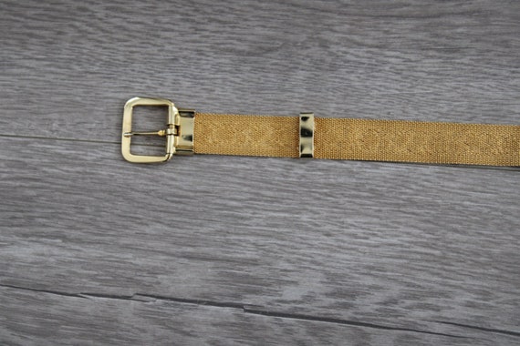 Vintage Golden Steel Belt 1990's - Y2K - image 1