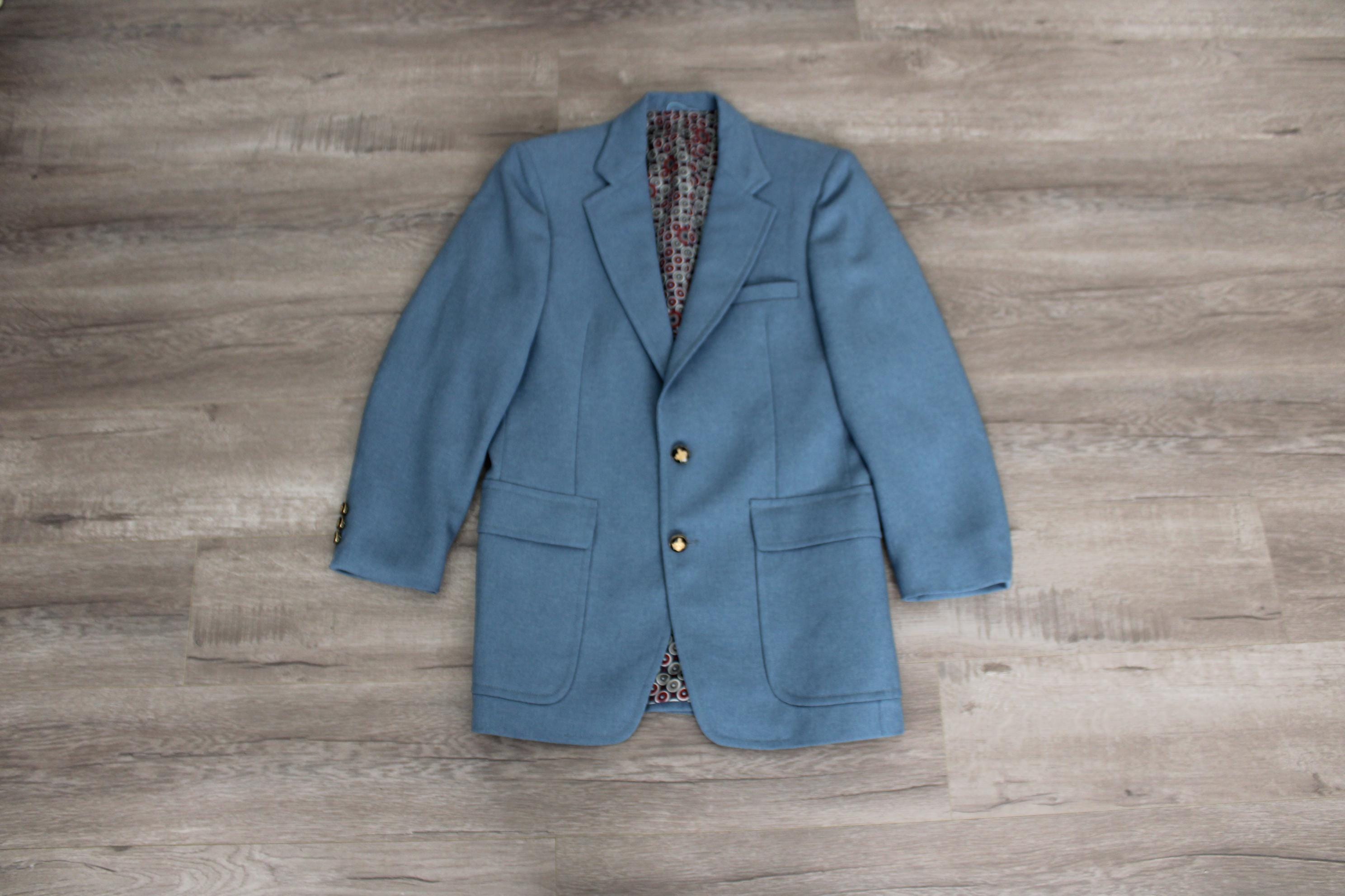 70s blue suit - Etsy 日本