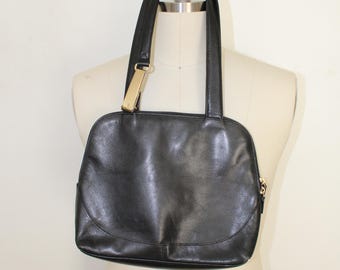 Vintage Leather Bag Y2K Shoulder