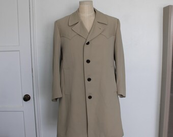Vintage 1960s Men's Coat - Roger Stuart for Crown Wear - Size Large