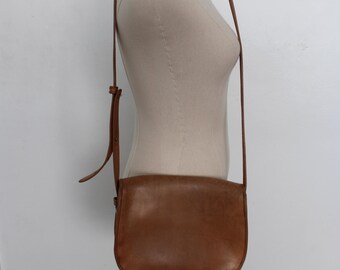 Bolso de hombro de piel - Estilo silla de montar -