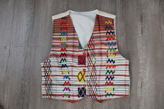 Vintage Women Embroidered Vest