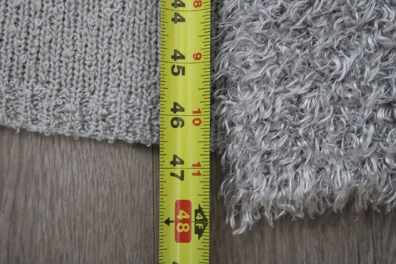 Women Heavy Long Gray Sweater / Sideffects Label … - image 8