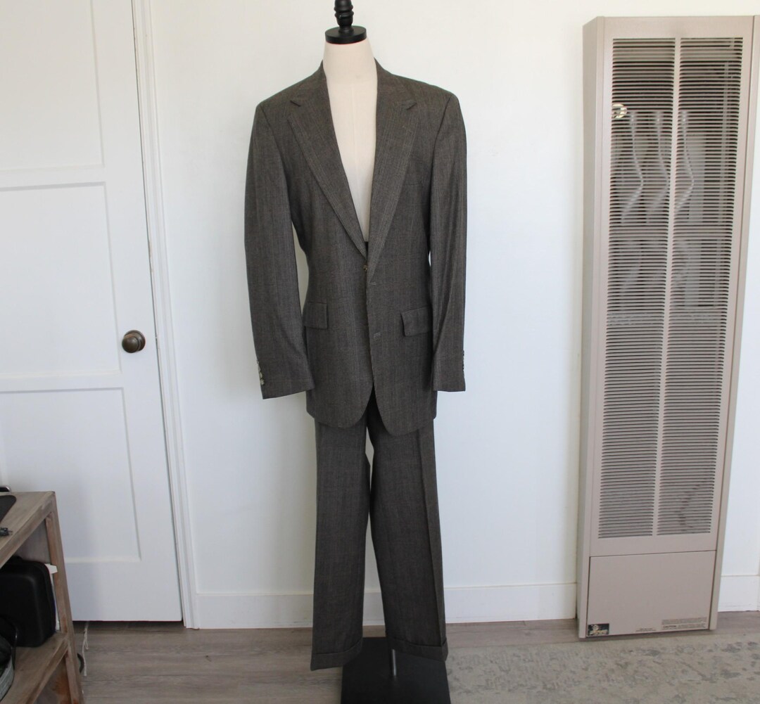 Vintage Men's 2 Piece Suit Made in USA - Estimated Era 1990's - 100% ...