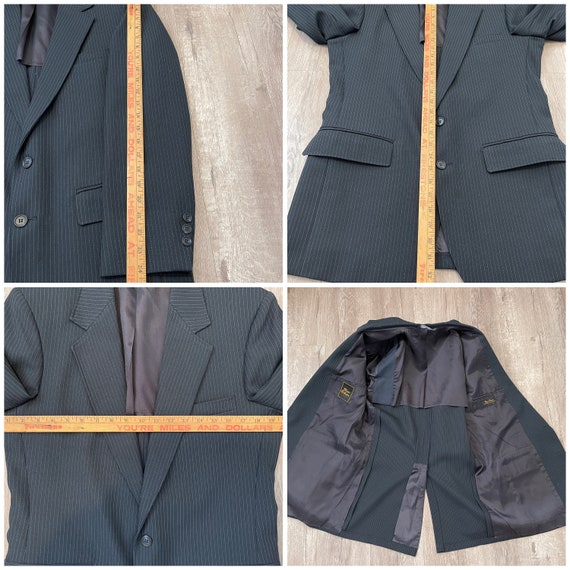 Vintage Men’s Striped 2 Piece Suit - Estimated Er… - image 2