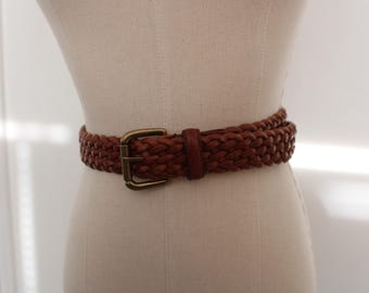 Woven Leather Belt