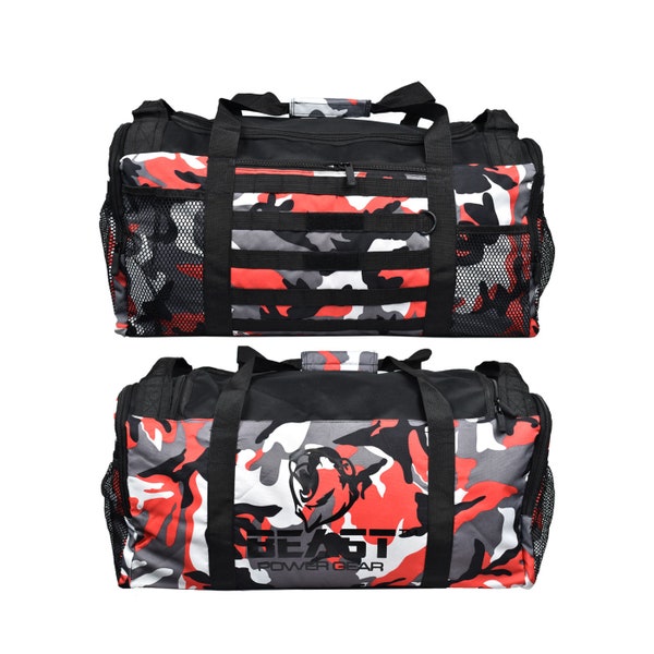 Gym Duffle Bag- Workout, Boxing, MMA, Sports Bag with Shoes Compartment