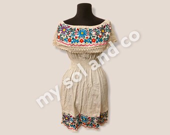 Embroidered Dress Summer Dress Women Dress Floral Dress