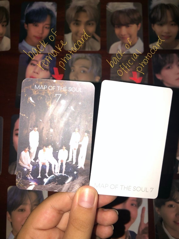 wallpapers Bts Mots 7 Photocards Back bts map of the soul 7 unofficial official photocards