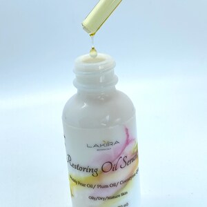 Restoring Oil Serum-Prickly Pear Oil-Bakuchiol-Coenzyme Q10-Vegan-Natural Skin Care-Moisturizing Face Oil