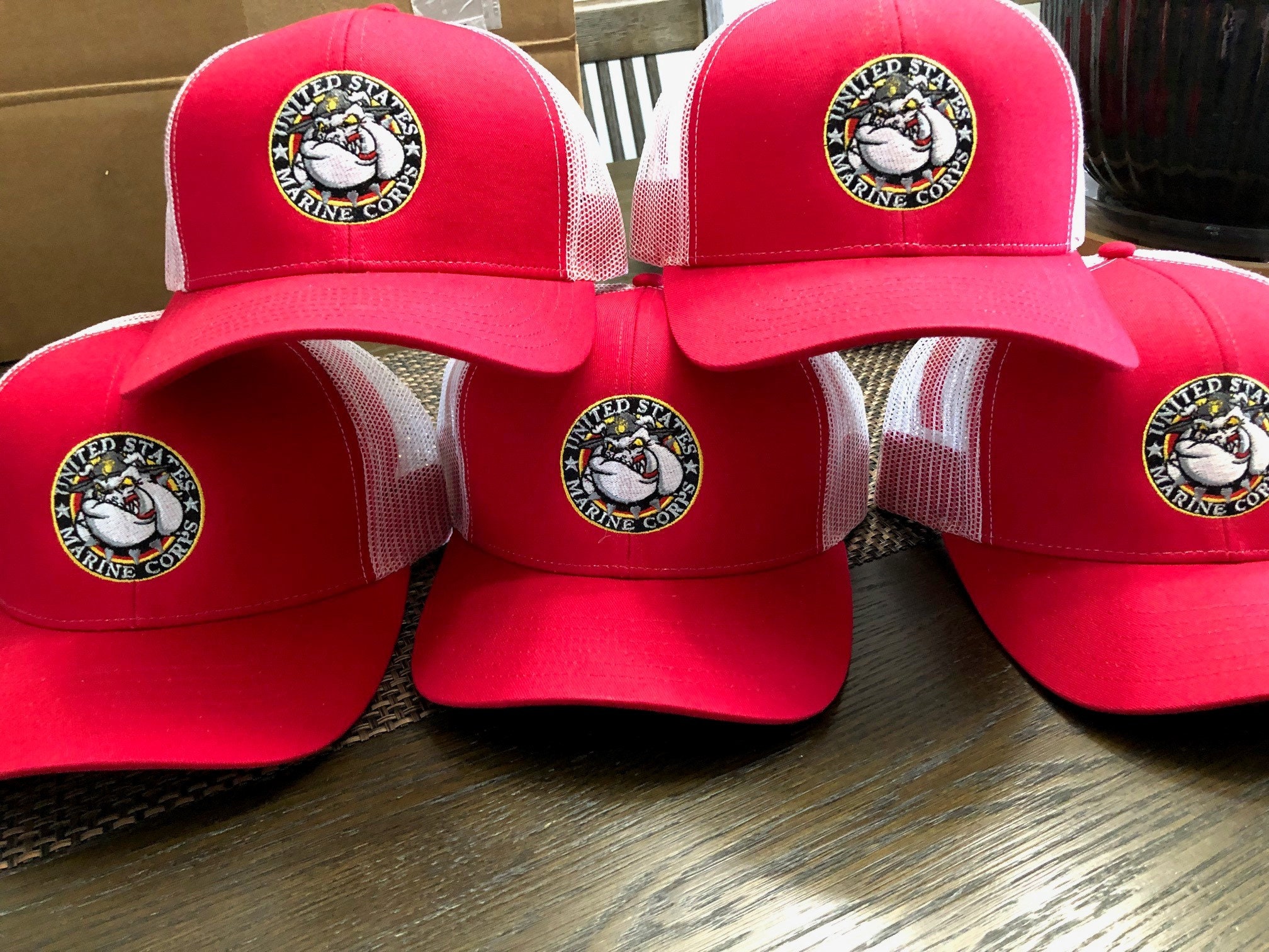 Embroidered Marine Corps Trucker Hats 