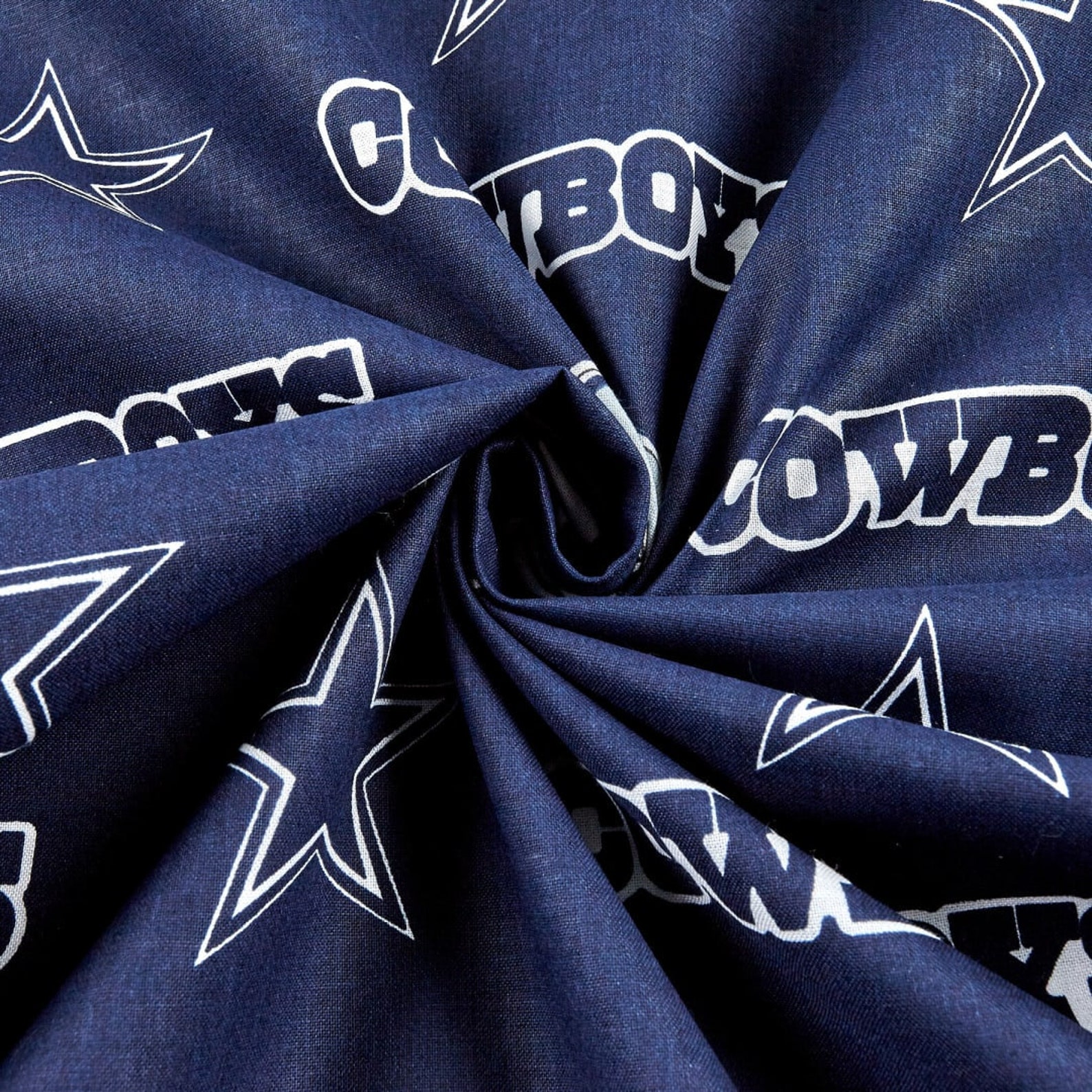 NFL Dallas Cowboys Cotton Fabric By The Yard 58 wide Etsy