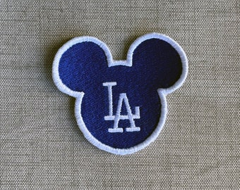 Écusson inspiré des Dodgers de Disney de Mickey Ears • Los Angeles • Écusson brodé