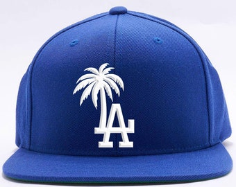 LA Palm Dodgers, Los Angeles, casquette de baseball, bouffée 3D brodée, inspiration Dodgers