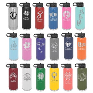 Personalized 16 oz RTIC Stainless Steel Water Bottles. – Whidden's Woodshop