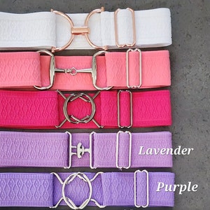2 Inch Elastic Adjustable Belts- Snaffle Bit, Surcingle, Circle and More