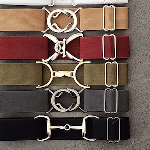 1.5 Inch Thick Adjustable Elastic Equestrian Belts