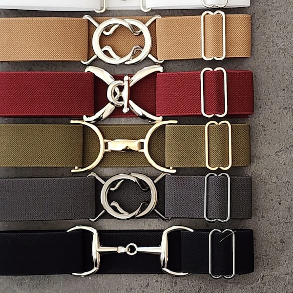 1.5 Inch Thick Adjustable Elastic Equestrian Belts