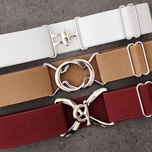 1.5 Inch Thick Adjustable Elastic Equestrian Belts - Etsy