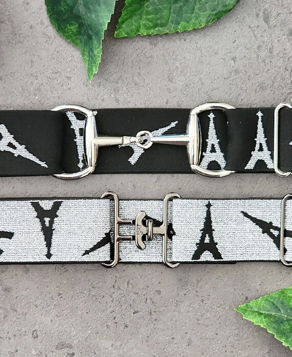 1.5 Inch Elastic Paris Eiffel Tower Stretchable Belts - Etsy
