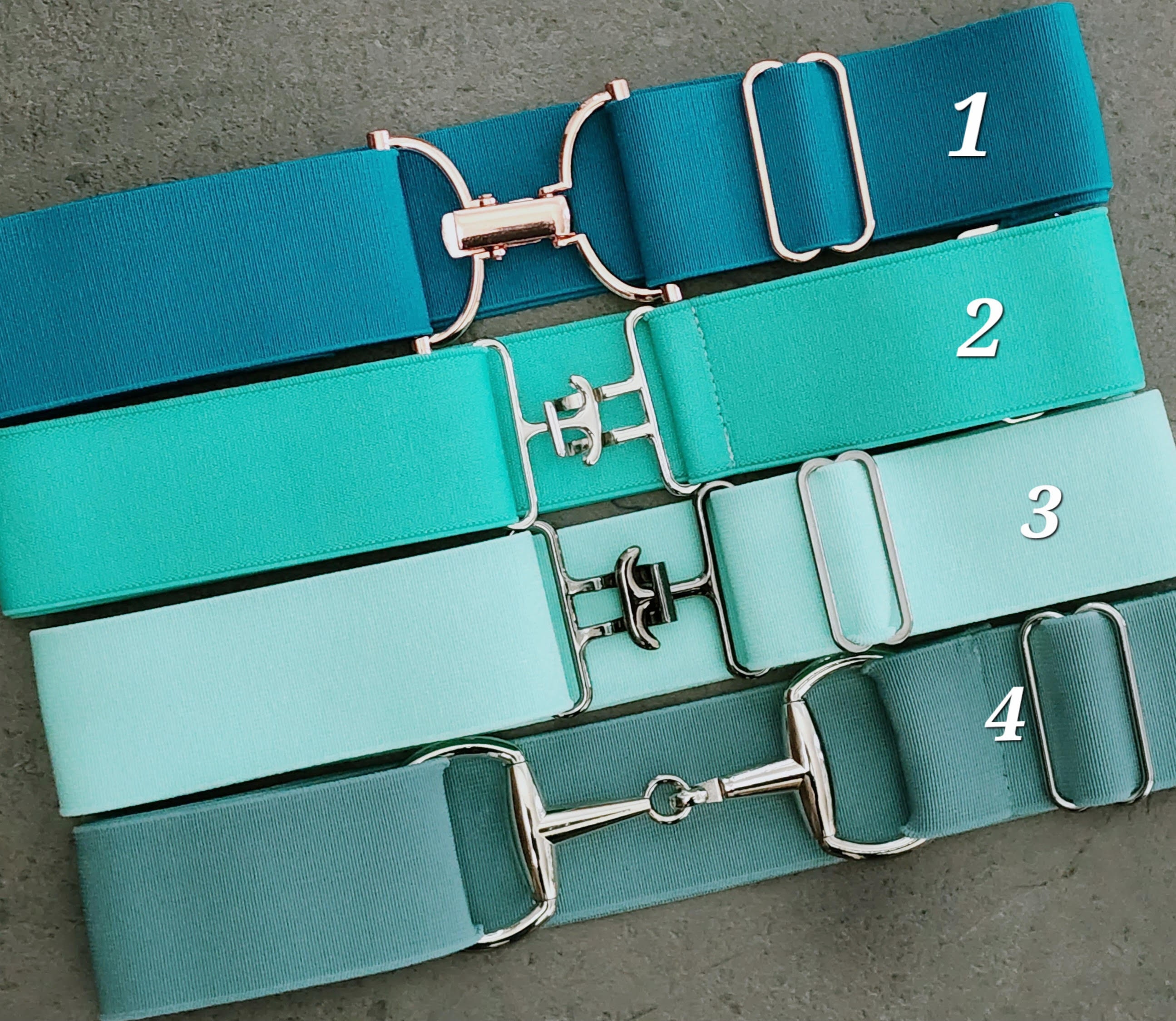 New turquoise Blue Color Belt Buckle Fits 1.5 Belt. Light Turquoise Belt Buckle Cowboy Western Accessory – The  main image 4