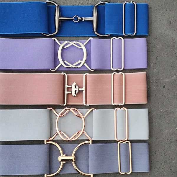 2 Inch Elastic Adjustable Belts- Snaffle Bit, Surcingle, Circle and More