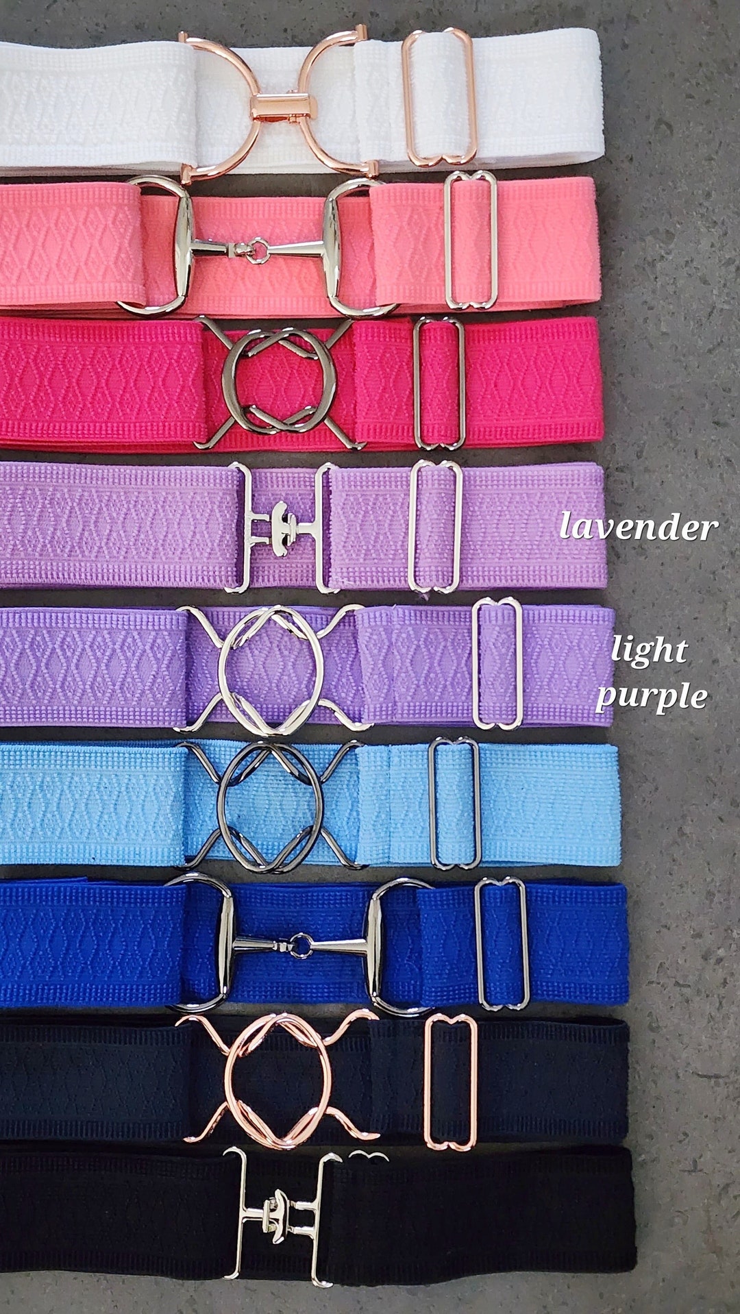 2 Inch Elastic Adjustable Belts Snaffle Bit Surcingle Etsy