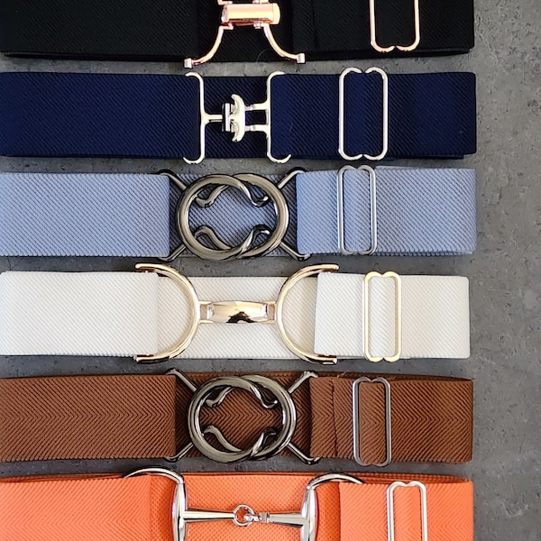 1.5 Inch Soft, Thick Adjustable Elastic Equestrian Horse Riding Belts- Surcingle, Snaffle Bit, Circle, Clip Buckles