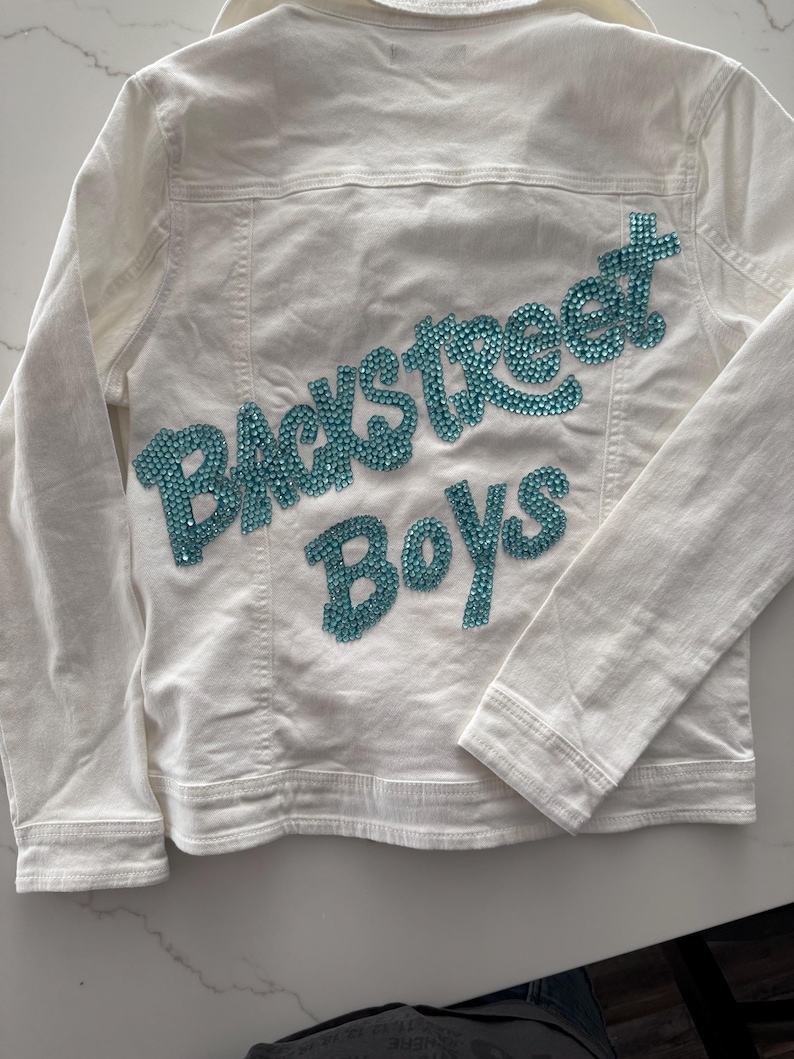 Bedazzled Backstreet Boys Denim Jacket bild 1