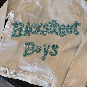 Bedazzled Backstreet Boys Denim Jacket bild 5