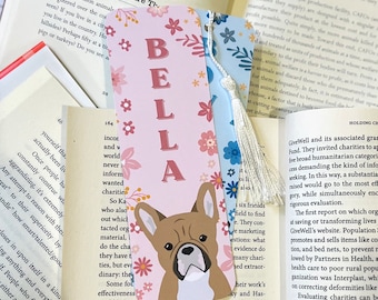 Custom French Bulldog Bookmark | Custom Pet Bookmark | Pet Bookmark | Dog Bookmark | Frenchie Gift | Personalized Bookmark