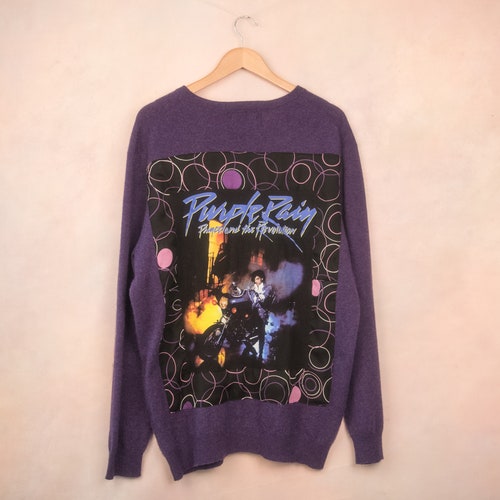 One-Of-A-Kind shops Repurposed Band Cashmere Sweater- XLarge