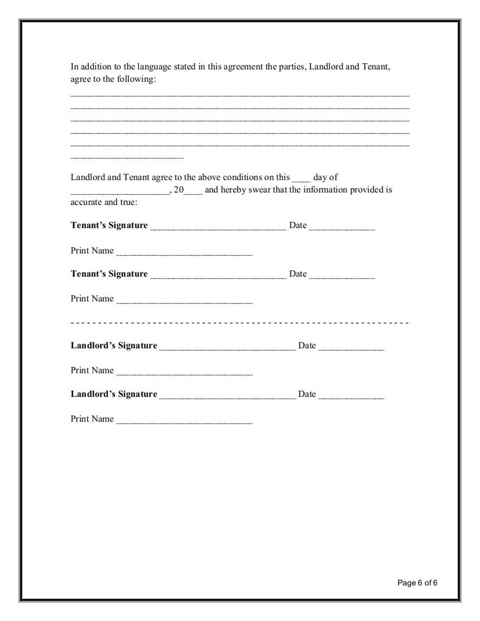 Easy to Edit Short Term Rental Agreement / Microsoft Word / Etsy