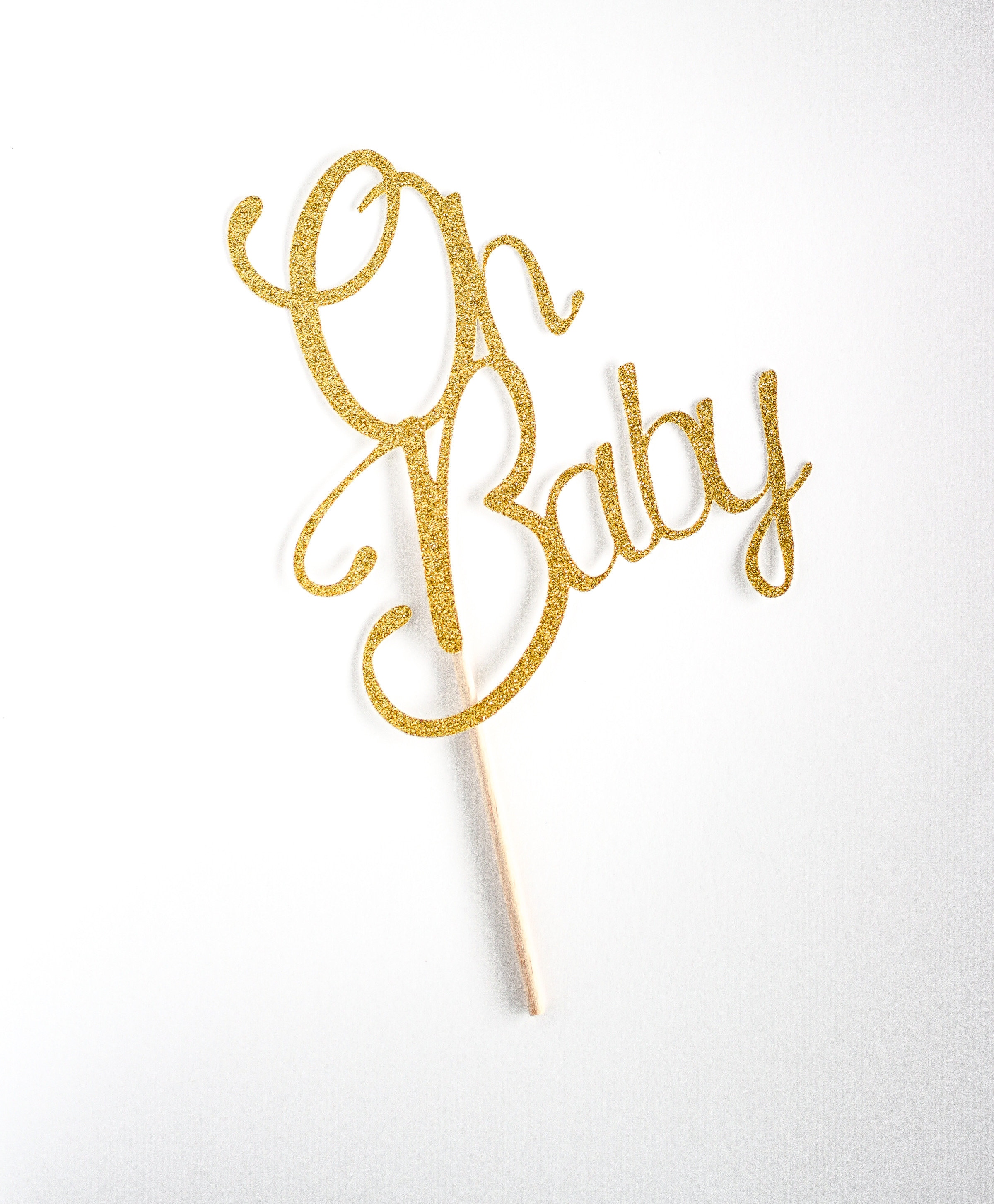 Oh Baby cake topper for Baby Shower Etsy