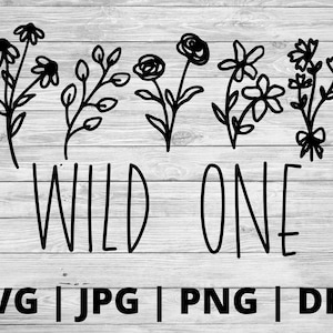 Wild one SVG | enfant sauvage svg | chemise végétale svg | succulent svg | plante svg | | cadeau de dame végétale plante maman svg | conception de l’usine svg