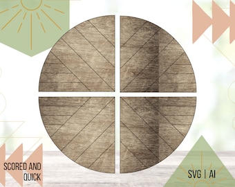18in round wall art laser svg  design 2 | boho svg | wall art svg | glowforge cut file