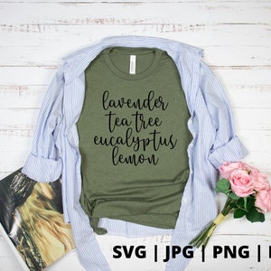 etherische oliën SVG | lavendel svg | essentiële olie shirt |  oliën svg | vette mama svg |  citroen svg
