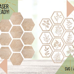 Pflanzen Wand Kunst Laser svg Set | Retro-Design-Dateien | einfach Wand Kunst | retro glowforge Schnittdatei | Boho SVG Design Bundle