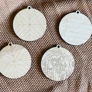 laser cut boho ornament backer set of 27| boho svg | ornament laser svg | glowforge cut file