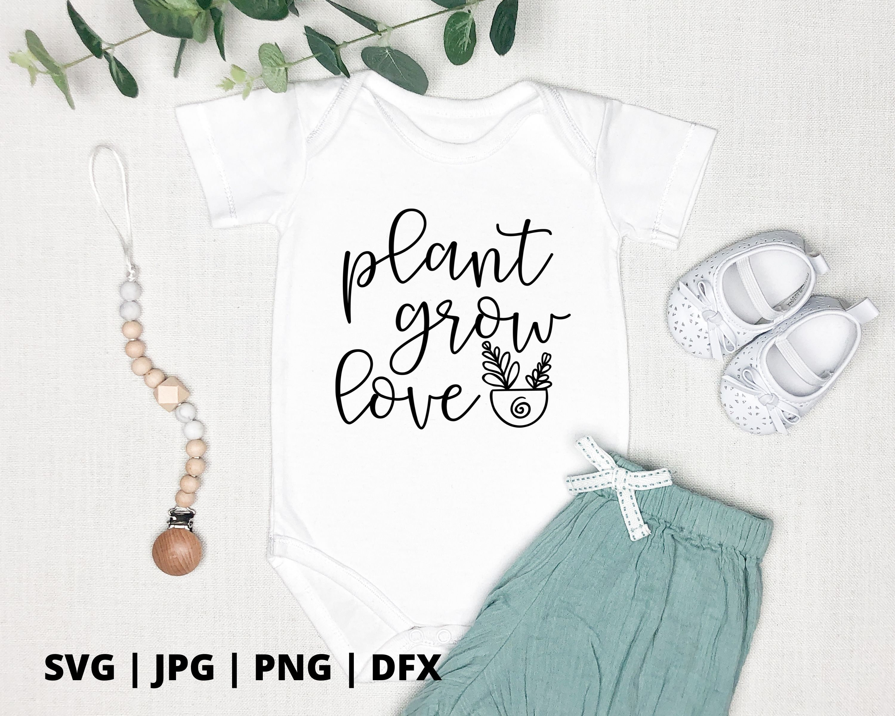 Plant Grow Love SVG Plant Shirt Svg Plant Svg Plant Lady Etsy
