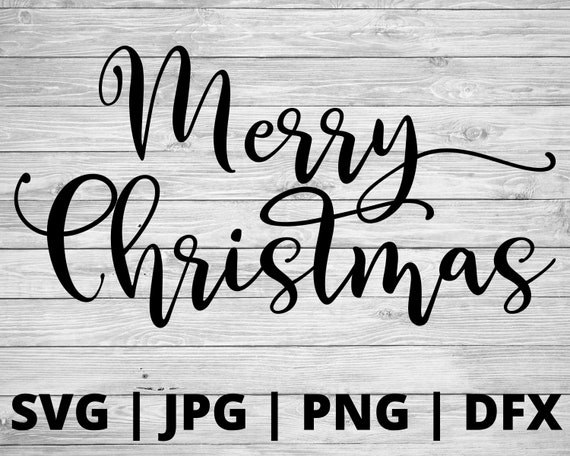 Merry Christmas SVG | Etsy