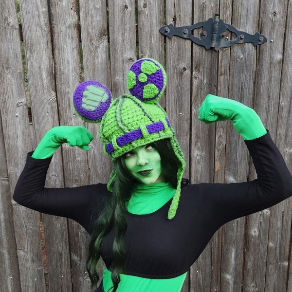 Green Hero Hat | Cosplay Hero Cap | Green Beanie | Crochet Hero Hat