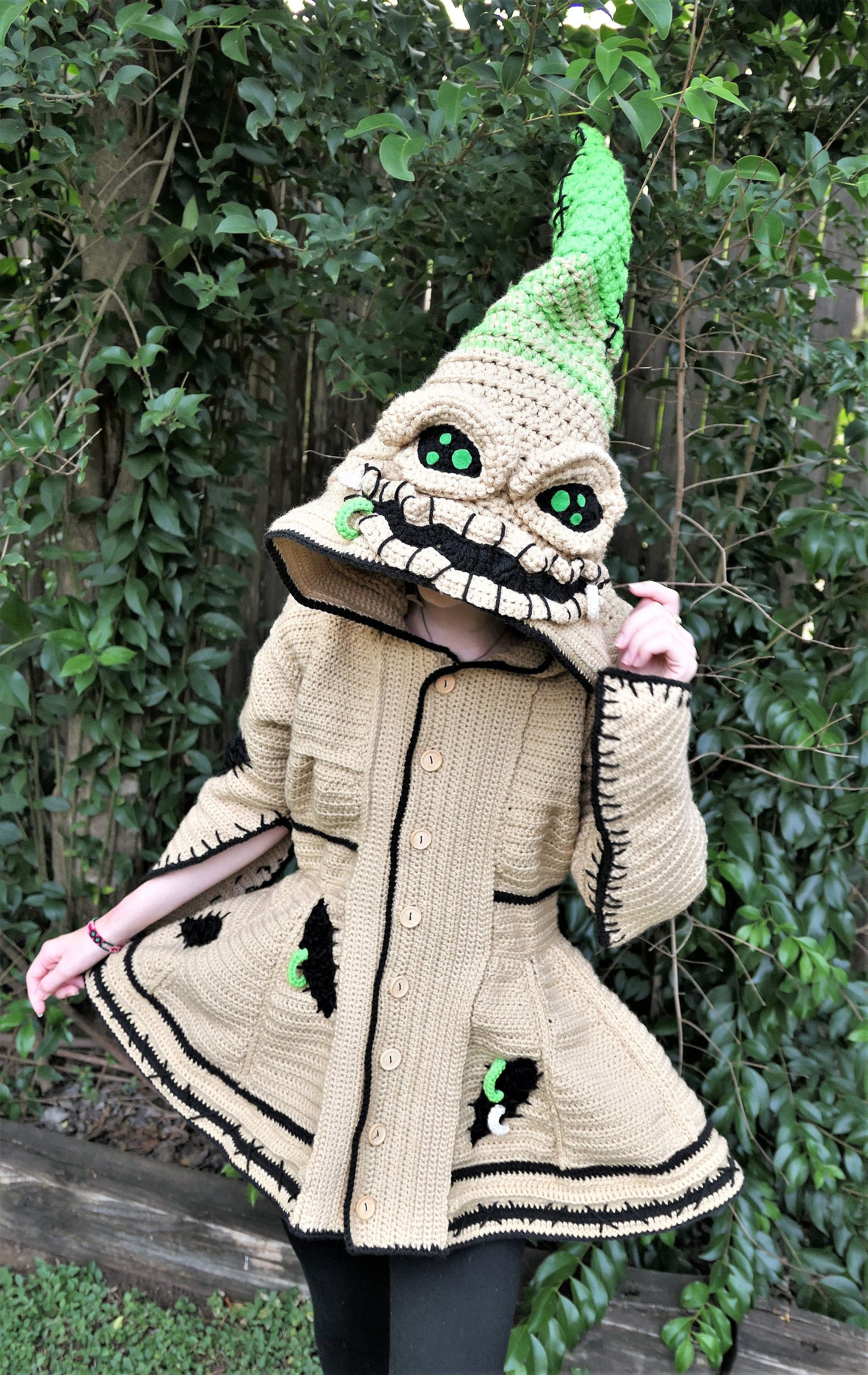Oogie Boogie Inspired Nightmare Before Christmas Crocheted Etsy