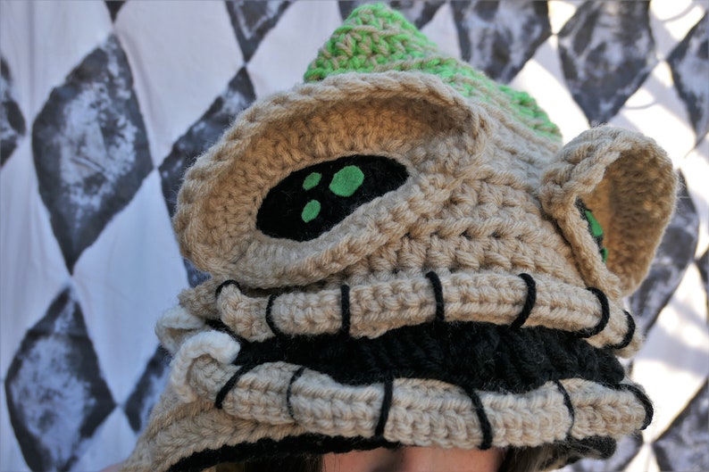 Oogie Boogie Inspired Nightmare Before Christmas crochet hood/ Etsy