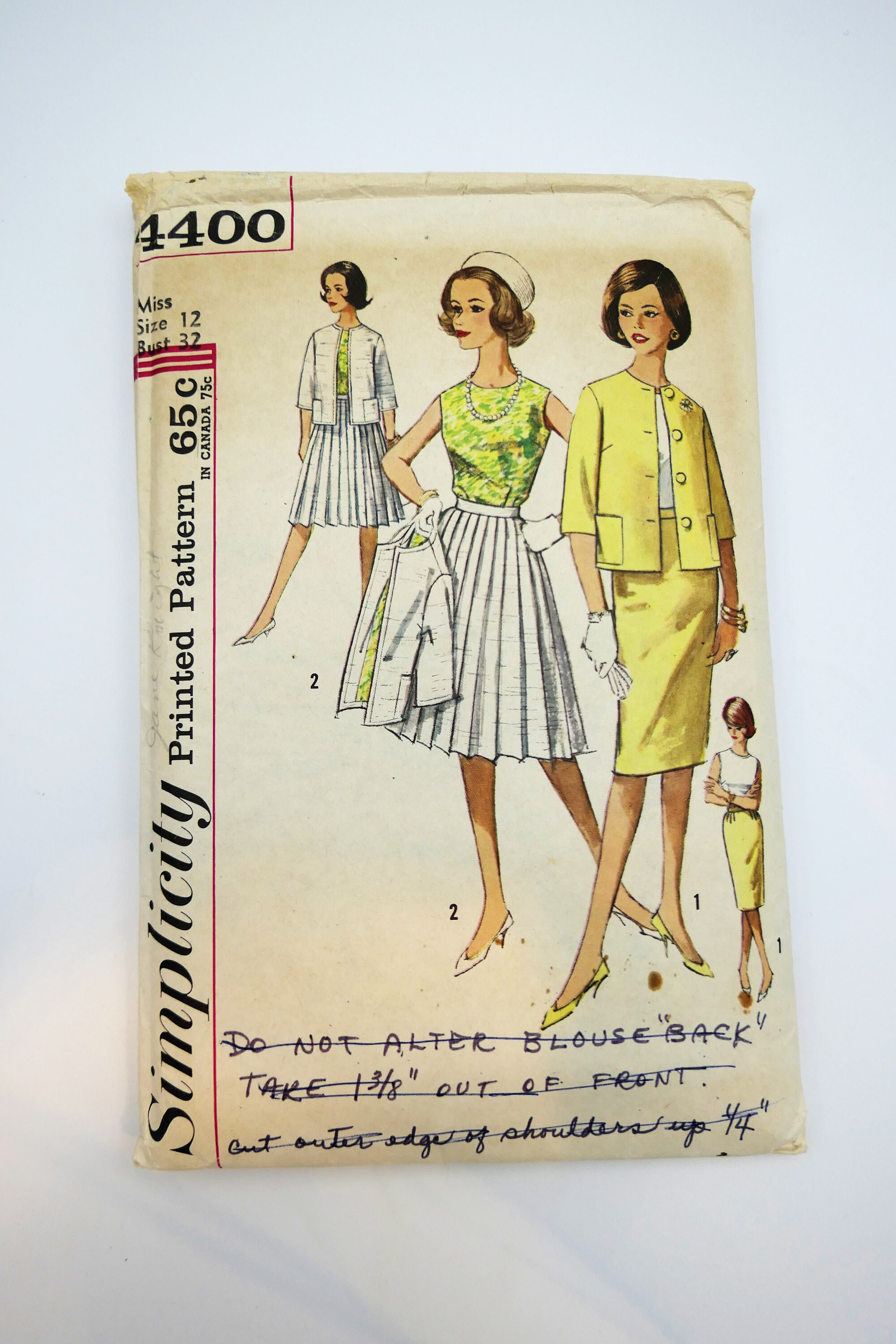 Simplicity Vintage Sewing Pattern 4400 | Sewing Pattern for