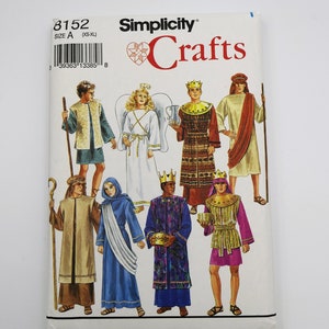 Simplicity Nativity Costume Sewing Pattern 8152 - XS-XL
