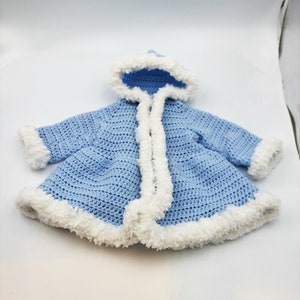 Baby Ice Princess Coat Sweater |  Frozen Baby Sweater or Coat | Christmas Infant Coat | Baby Christmas Coat |